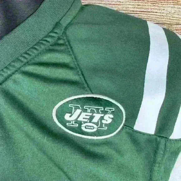 Nike kids jets/ tim Tebow football Jersey size LG - Picture 3 of 8